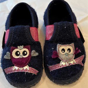 Giesswein Infant Girl Owl Slippers